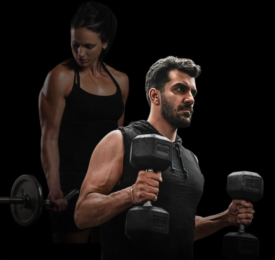 Black and Orange Modern Gym & Fitness Center Banner-compressed